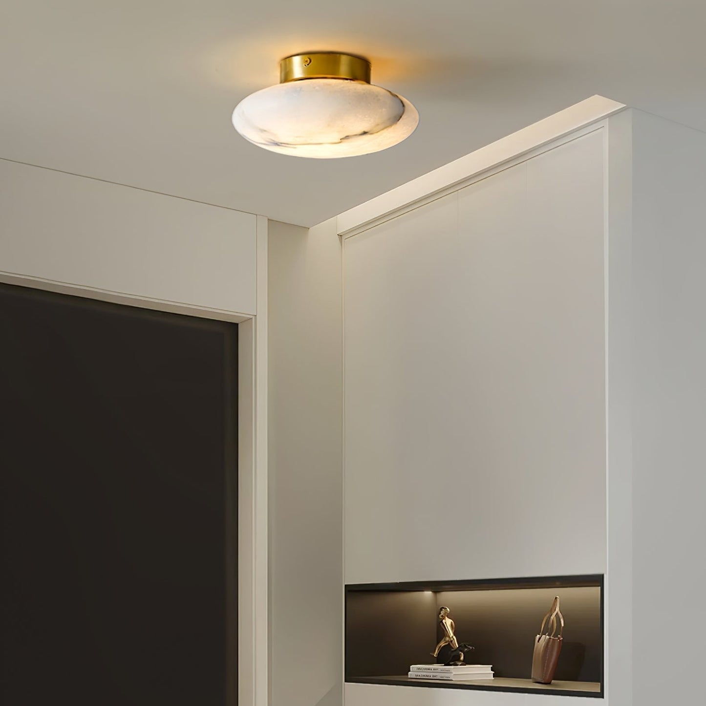 Elegant Alabaster Wall Light Fixture