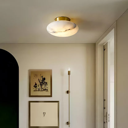Elegant Alabaster Wall Light Fixture