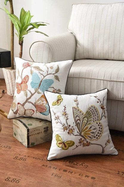 Vintage Floral Farmhouse Pillow