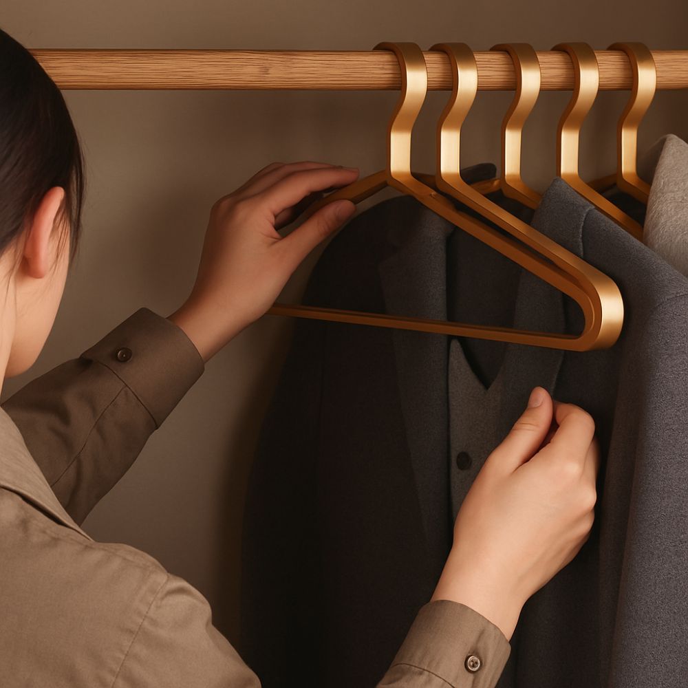 Space Saving Thin Closet Hangers - Luxicro