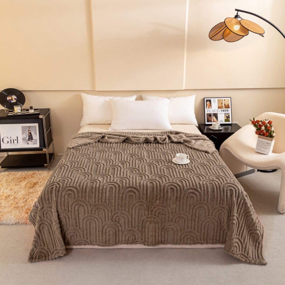 Ultra Soft Fuzzy Throw Blanket - Luxicro