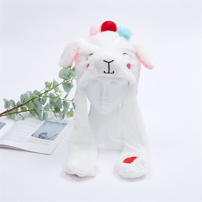 Cute Rabbit Beanie with Ear Flaps