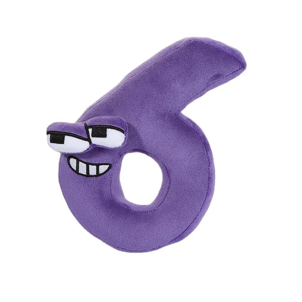 Cuddly Cute Plush Number Toy