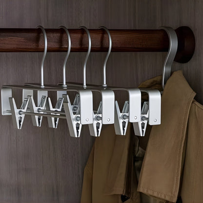 Metal Clothing Pants Clamp Hanger | 5 Pack Set