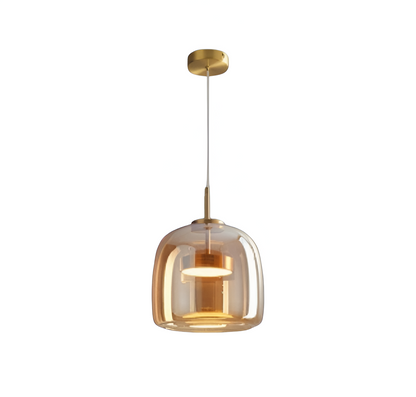 Vintage Style Glass Pendant Lighting Set of 3