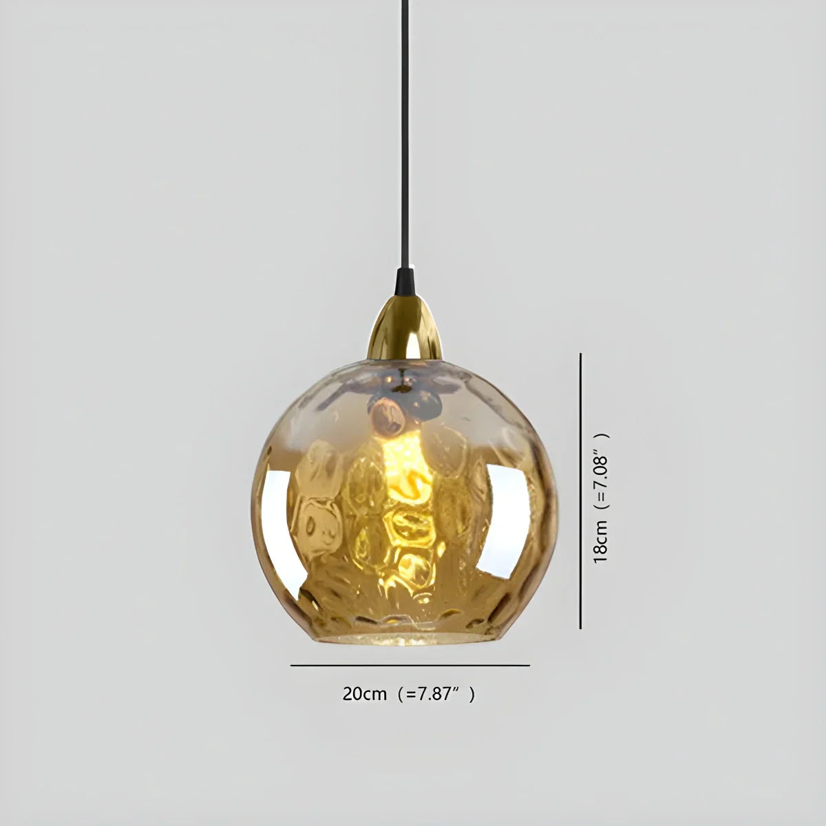Vibrant Glass Globe Ceiling Light Fixture