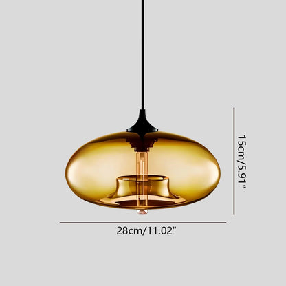 Stylish Hanging Glass Light for Kitchen