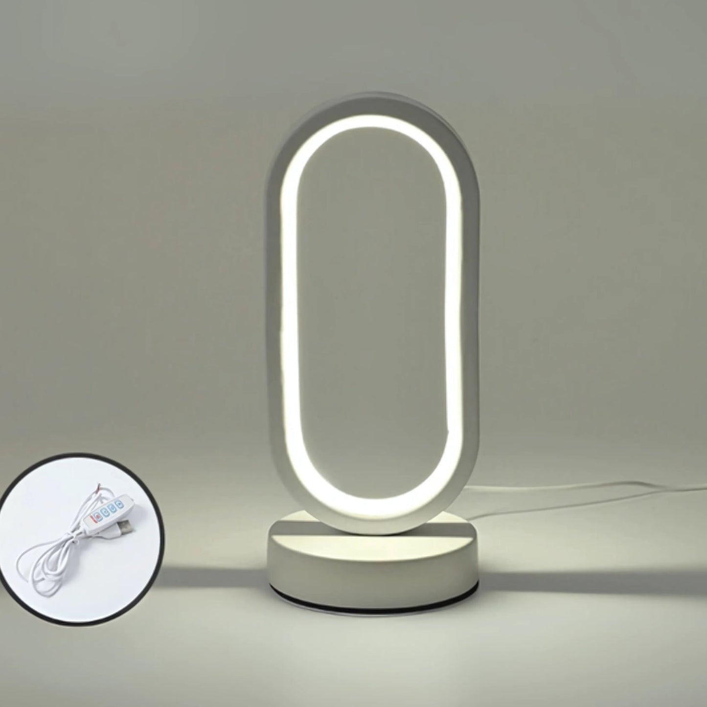 Soft Curved Modern LED Table Lamp