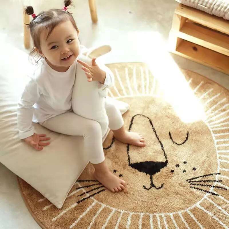 Colorful Animal Kids Rug Soft Play Mat - Luxicro