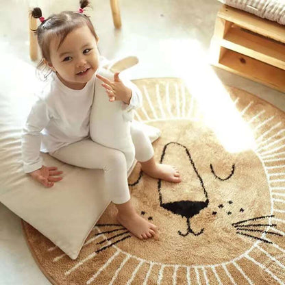 Colorful Animal Kids Rug Soft Play Mat - Luxicro