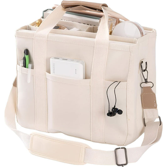 Big Natural Grocery Tote Bag - Luxicro