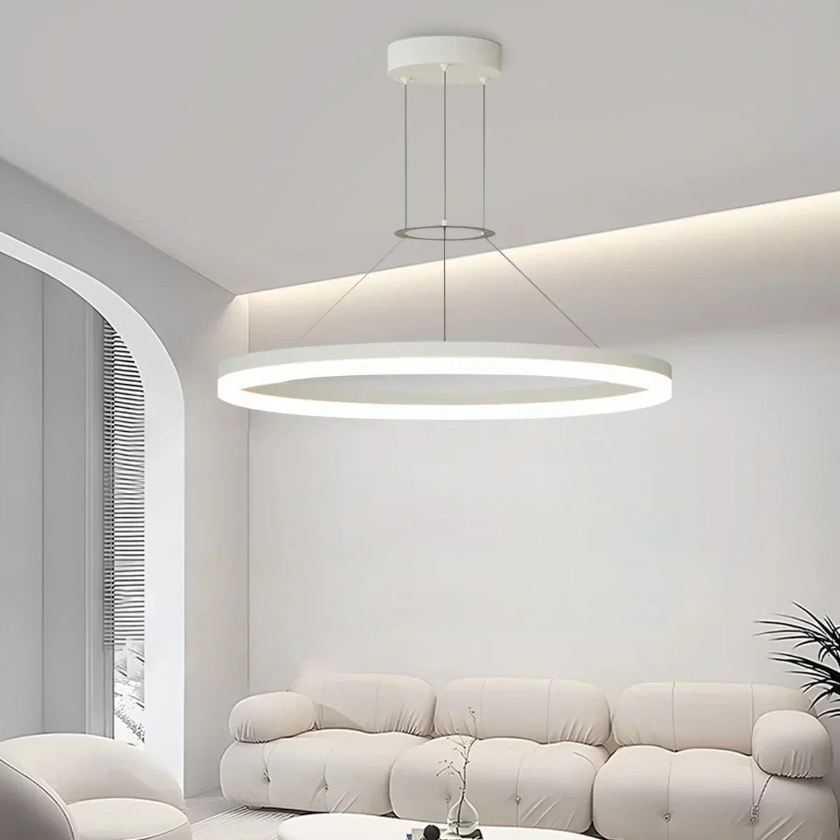 Round LED Hanging Light for Home Ceiling