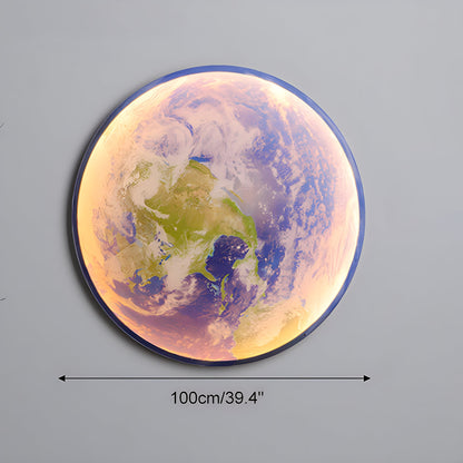 Glowing Planet Night Light Wall Lamp