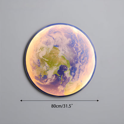 Glowing Planet Night Light Wall Lamp