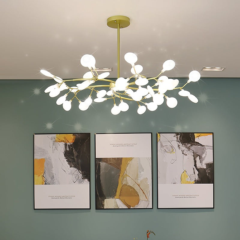 Glowing Crystal LED Pendant Light