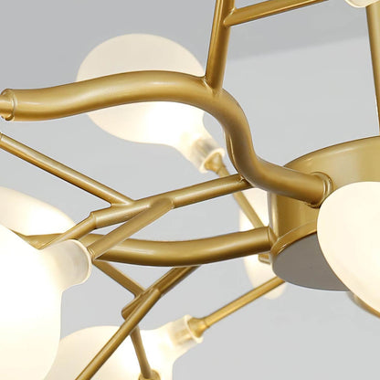 Glowing Crystal LED Pendant Light