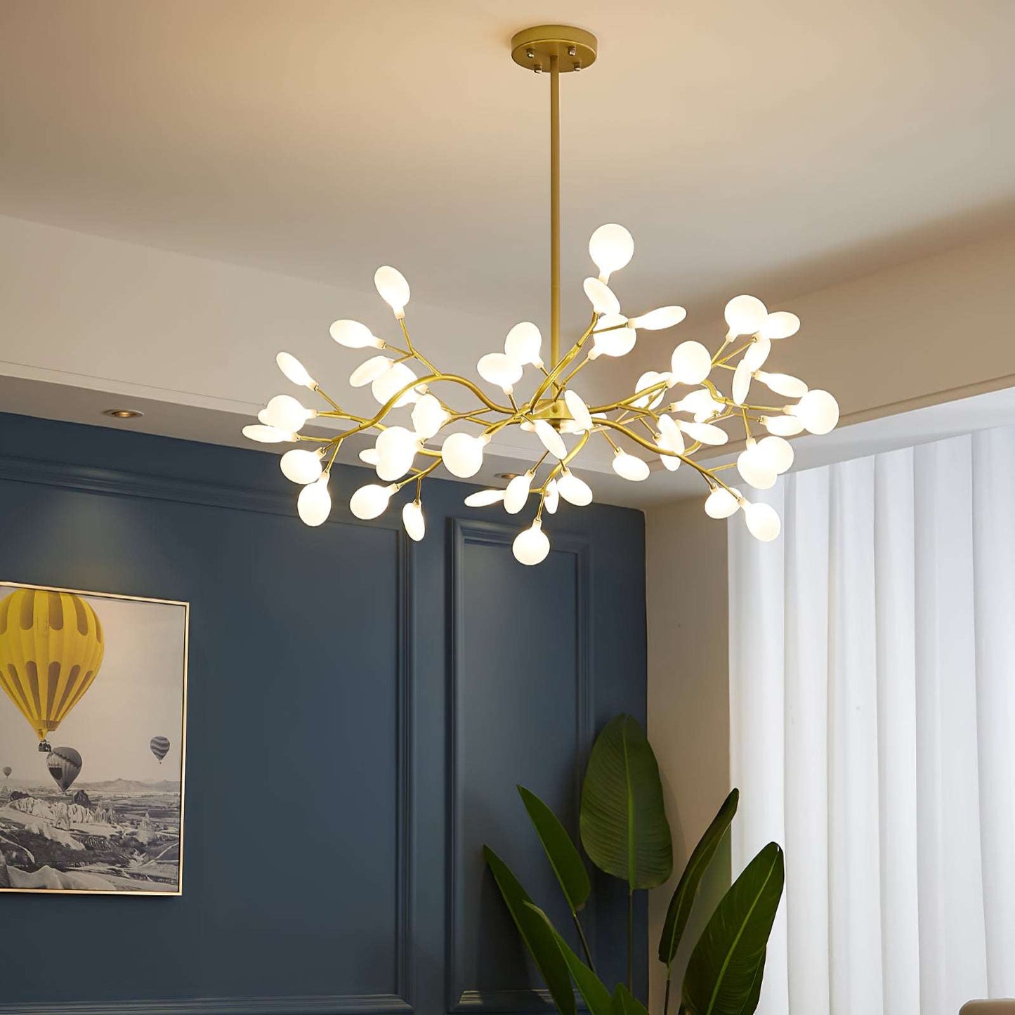 Glowing Crystal LED Pendant Light