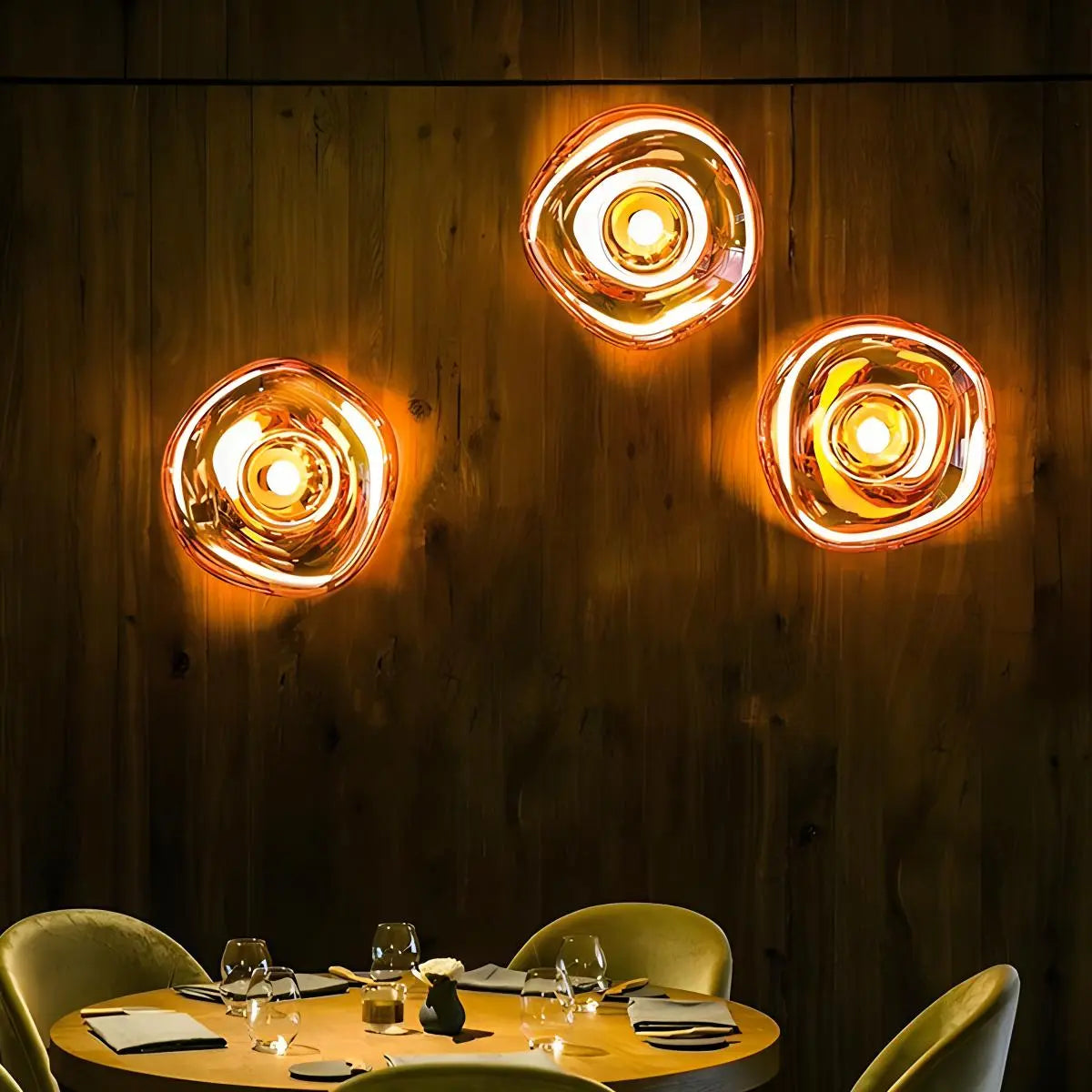 Warm Ambient Wall Light for Home