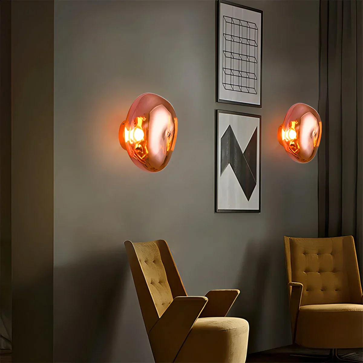 Warm Ambient Wall Light for Home