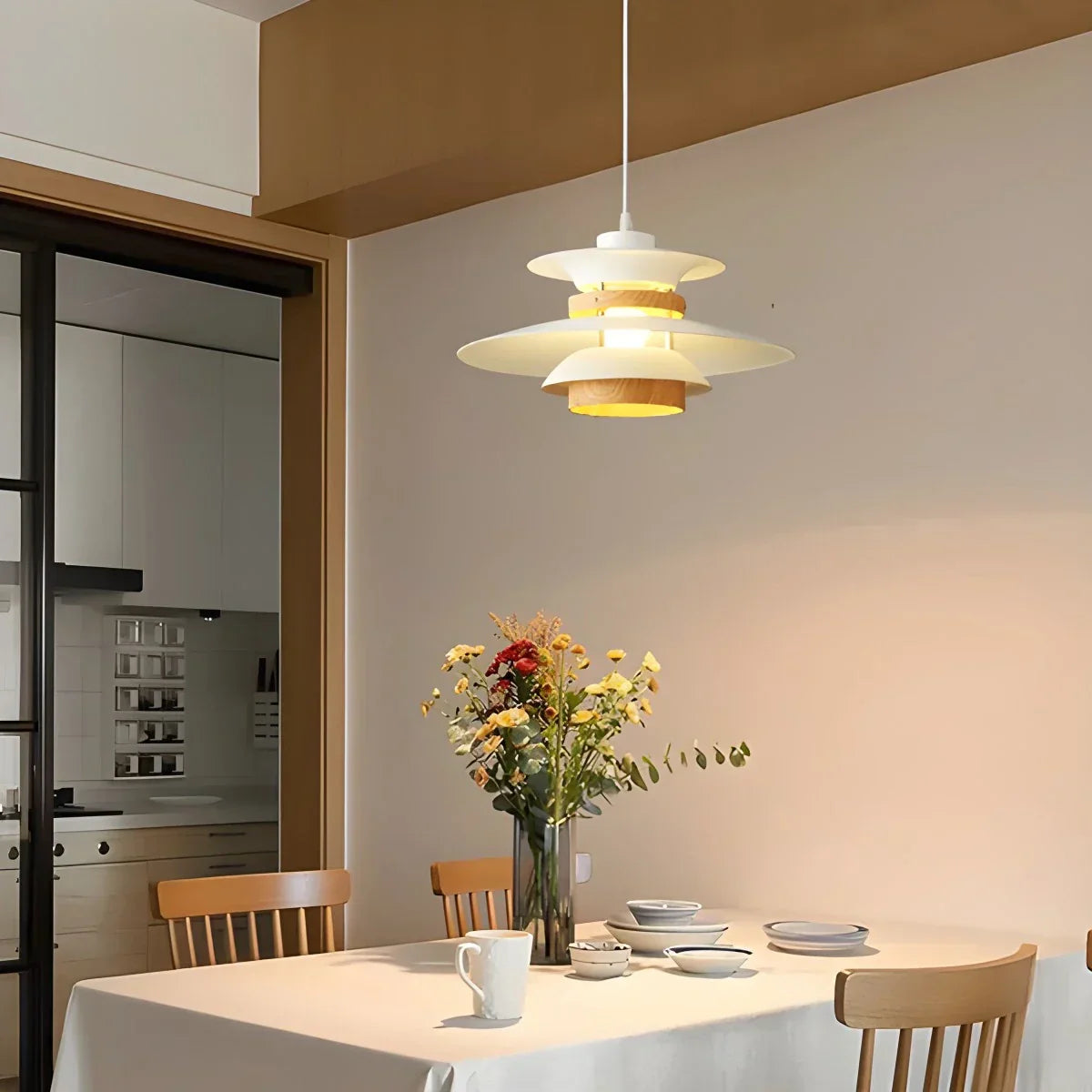 Stylish UFO Hanging Light for Kitchen Dining