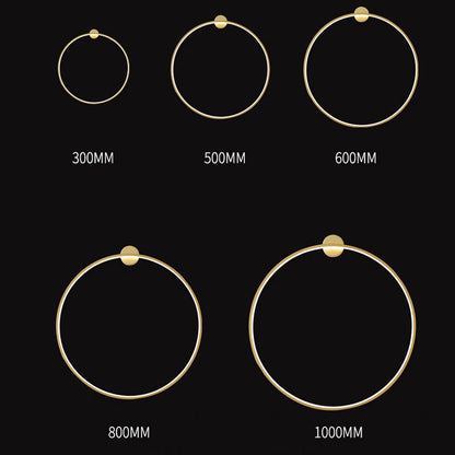 Circular LED Wall Light for Home Decor