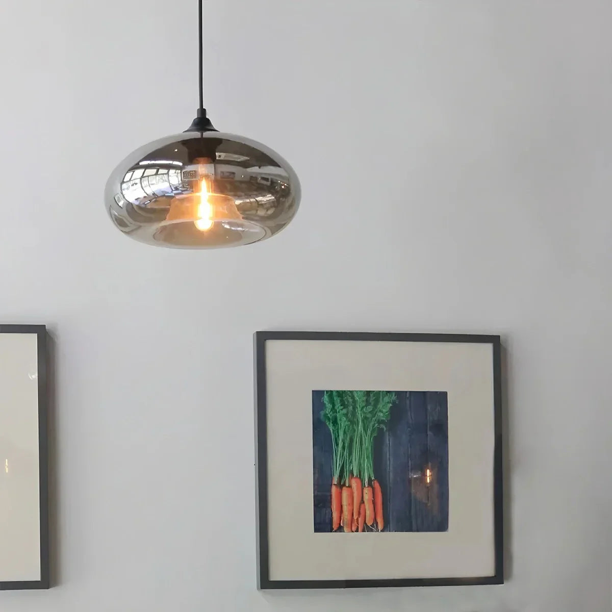 Stylish Hanging Glass Light for Kitchen