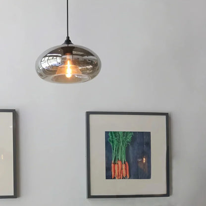 Stylish Hanging Glass Light for Kitchen