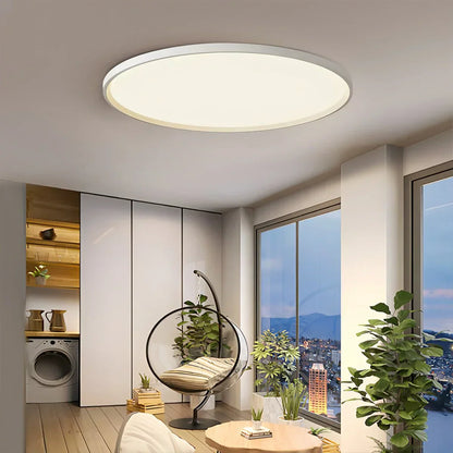 Simple White Ceiling Light Fixture for Bedroom