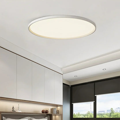 Simple White Ceiling Light Fixture for Bedroom