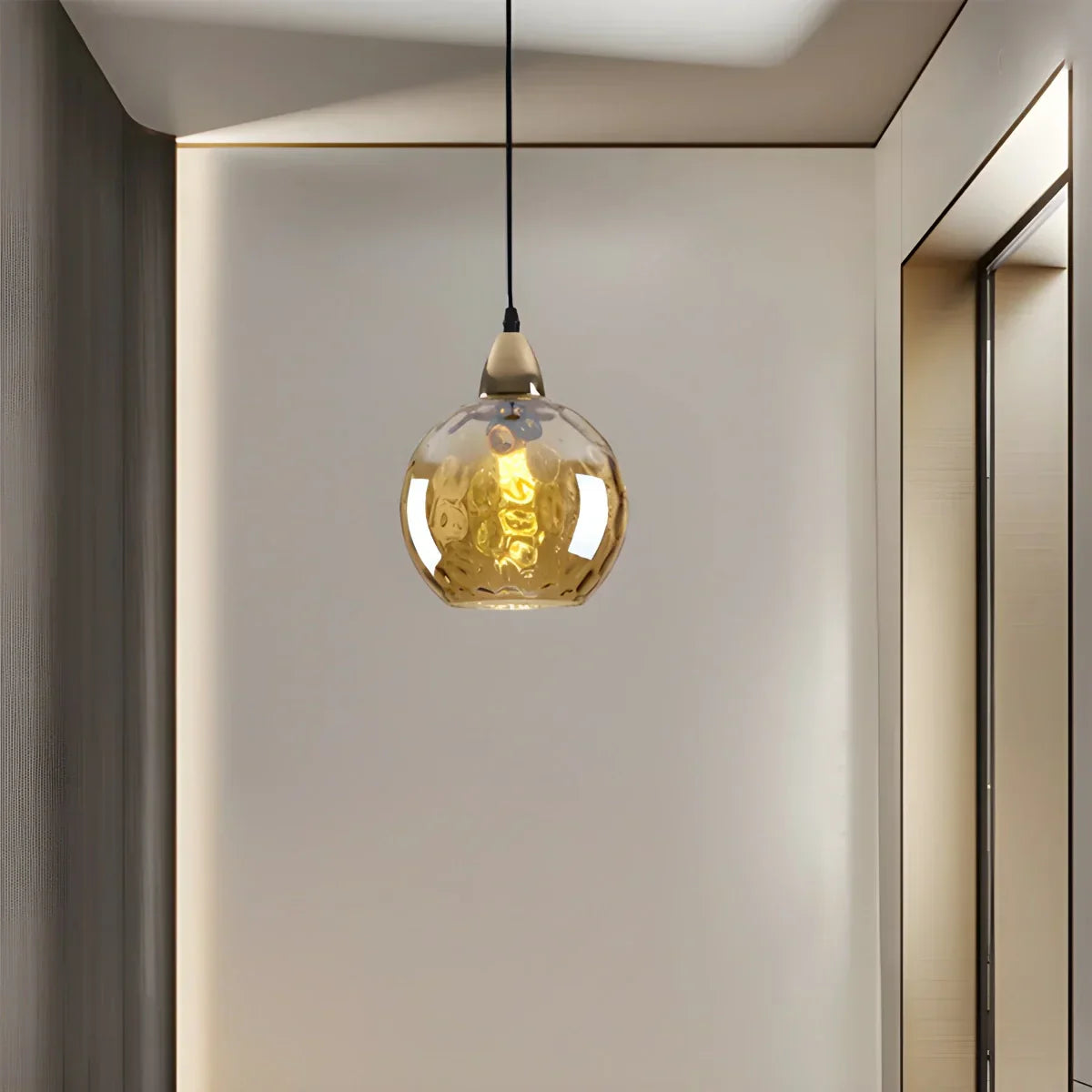 Vibrant Glass Globe Ceiling Light Fixture