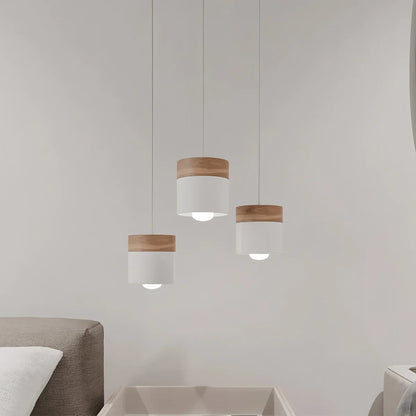 Rustic Wooden Hanging Pendant Light