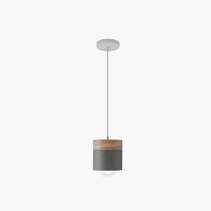 Rustic Wooden Hanging Pendant Light