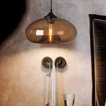 Stylish Hanging Glass Light for Kitchen