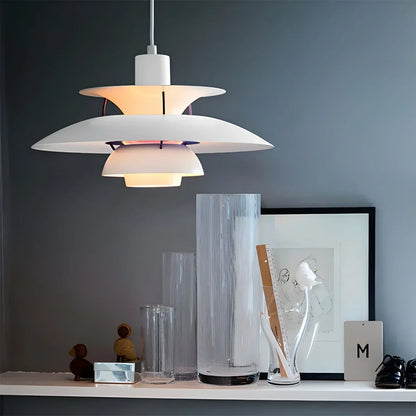 Contemporary Tiered Pendant Light Fixture