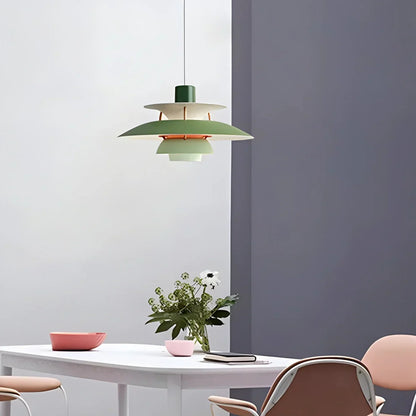 Contemporary Tiered Pendant Light Fixture