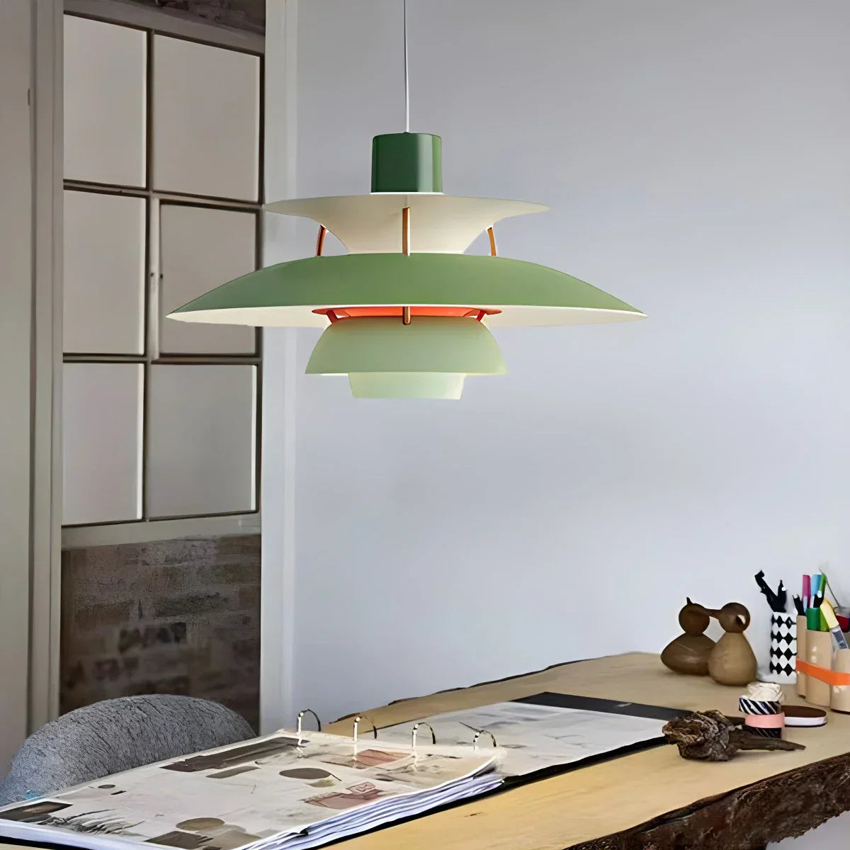Contemporary Tiered Pendant Light Fixture