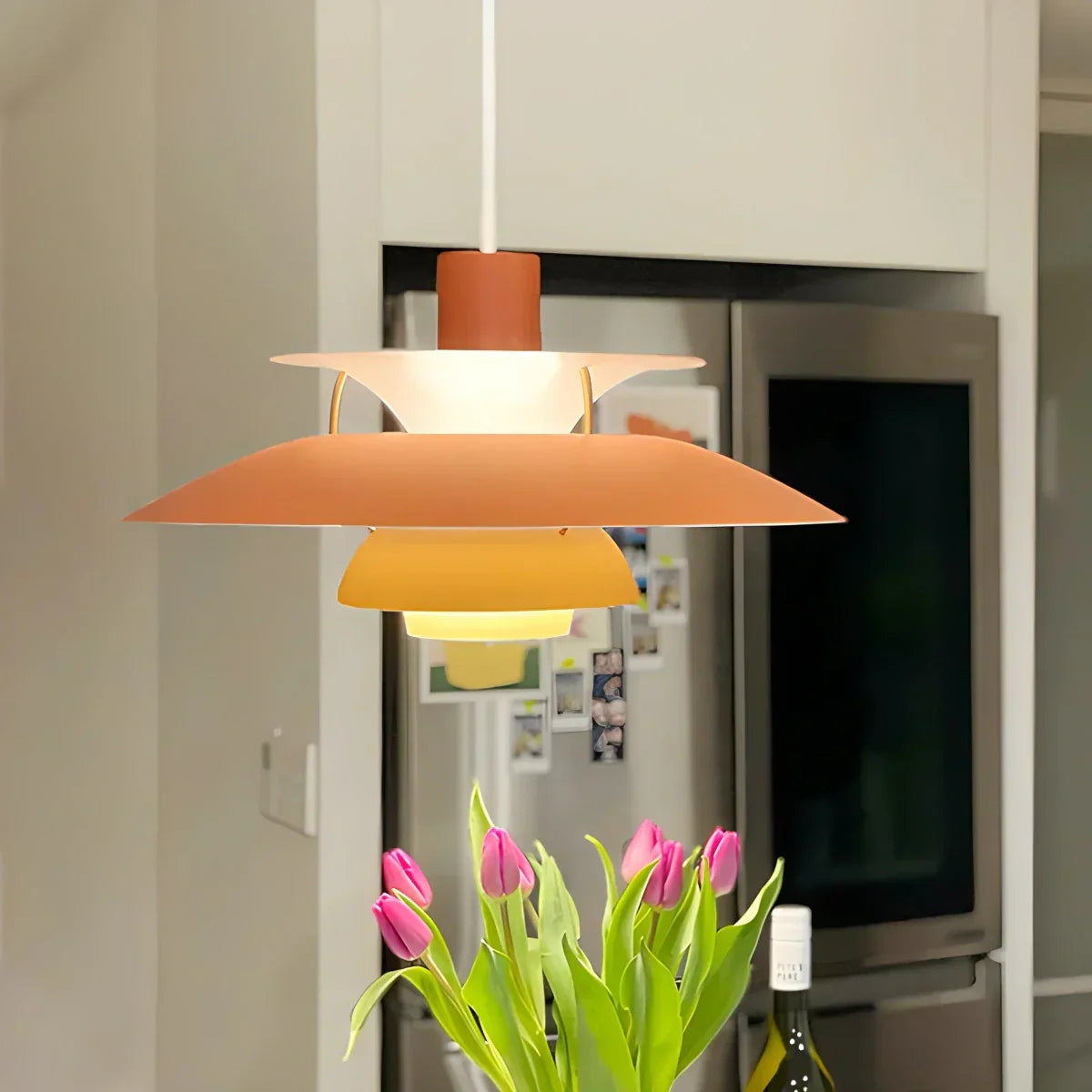 Contemporary Tiered Pendant Light Fixture