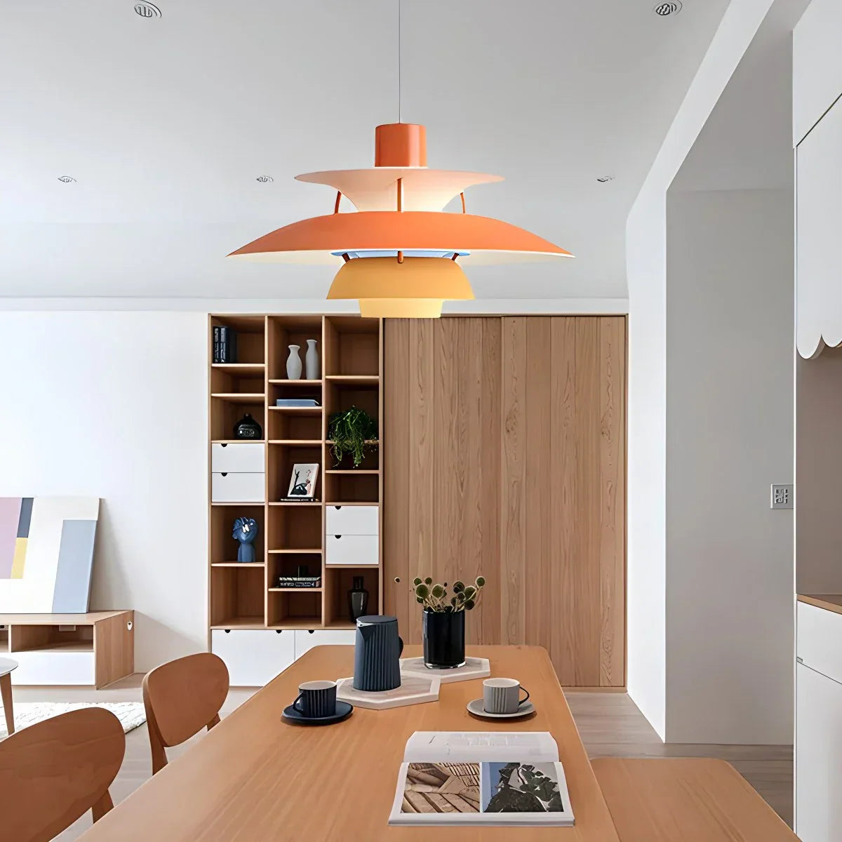 Contemporary Tiered Pendant Light Fixture