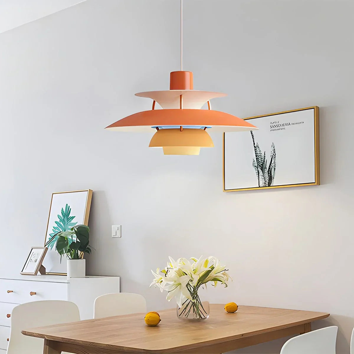 Contemporary Tiered Pendant Light Fixture