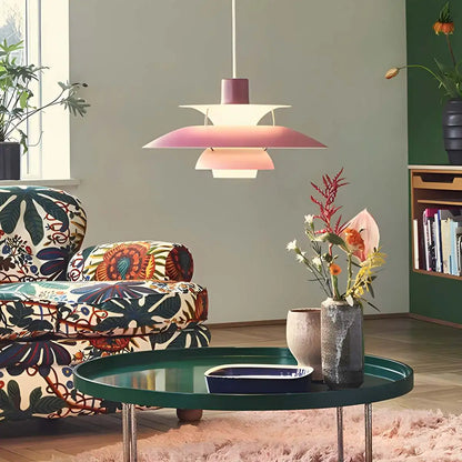 Contemporary Tiered Pendant Light Fixture