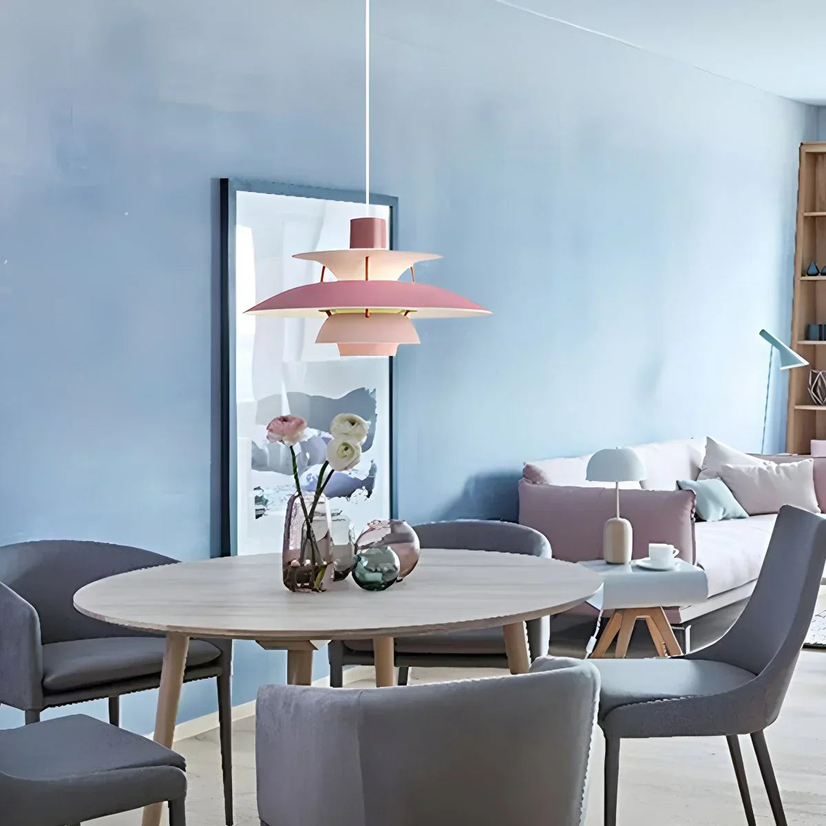 Contemporary Tiered Pendant Light Fixture