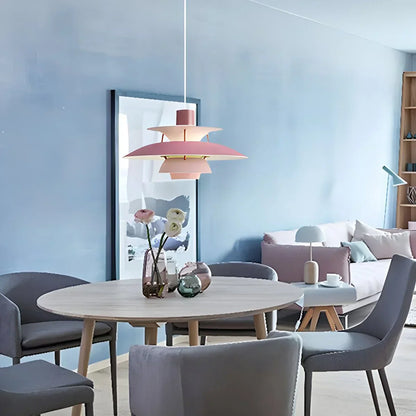 Contemporary Tiered Pendant Light Fixture