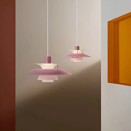 Contemporary Tiered Pendant Light Fixture