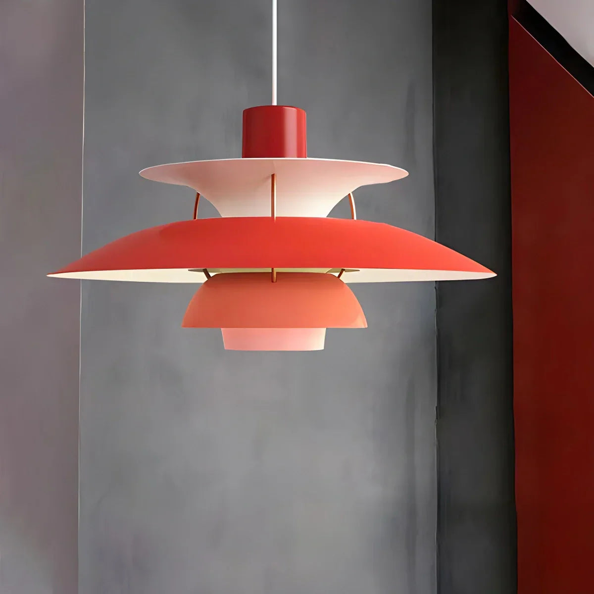Contemporary Tiered Pendant Light Fixture