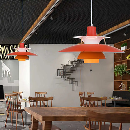 Contemporary Tiered Pendant Light Fixture