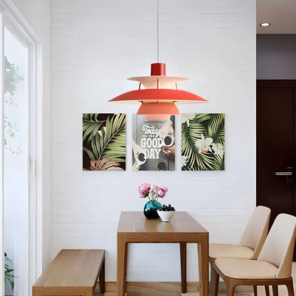 Contemporary Tiered Pendant Light Fixture