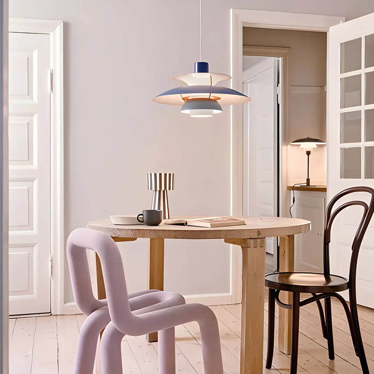 Contemporary Tiered Pendant Light Fixture