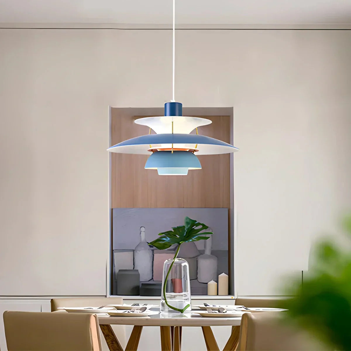 Contemporary Tiered Pendant Light Fixture