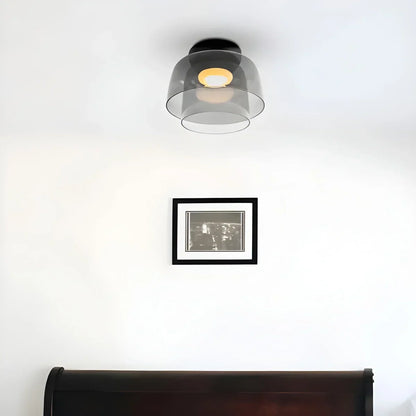 Colorful Glass Bedroom Ceiling Lamp