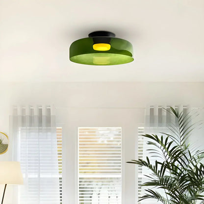 Colorful Glass Bedroom Ceiling Lamp